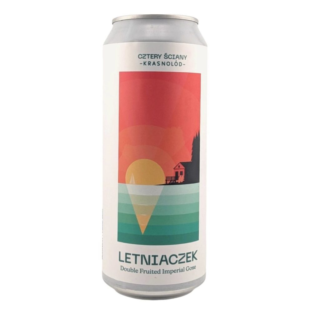 Piwo Cztery Ściany Letniaczek - Double Fruited Imperial Gose 6,8% 500 ml Puszka