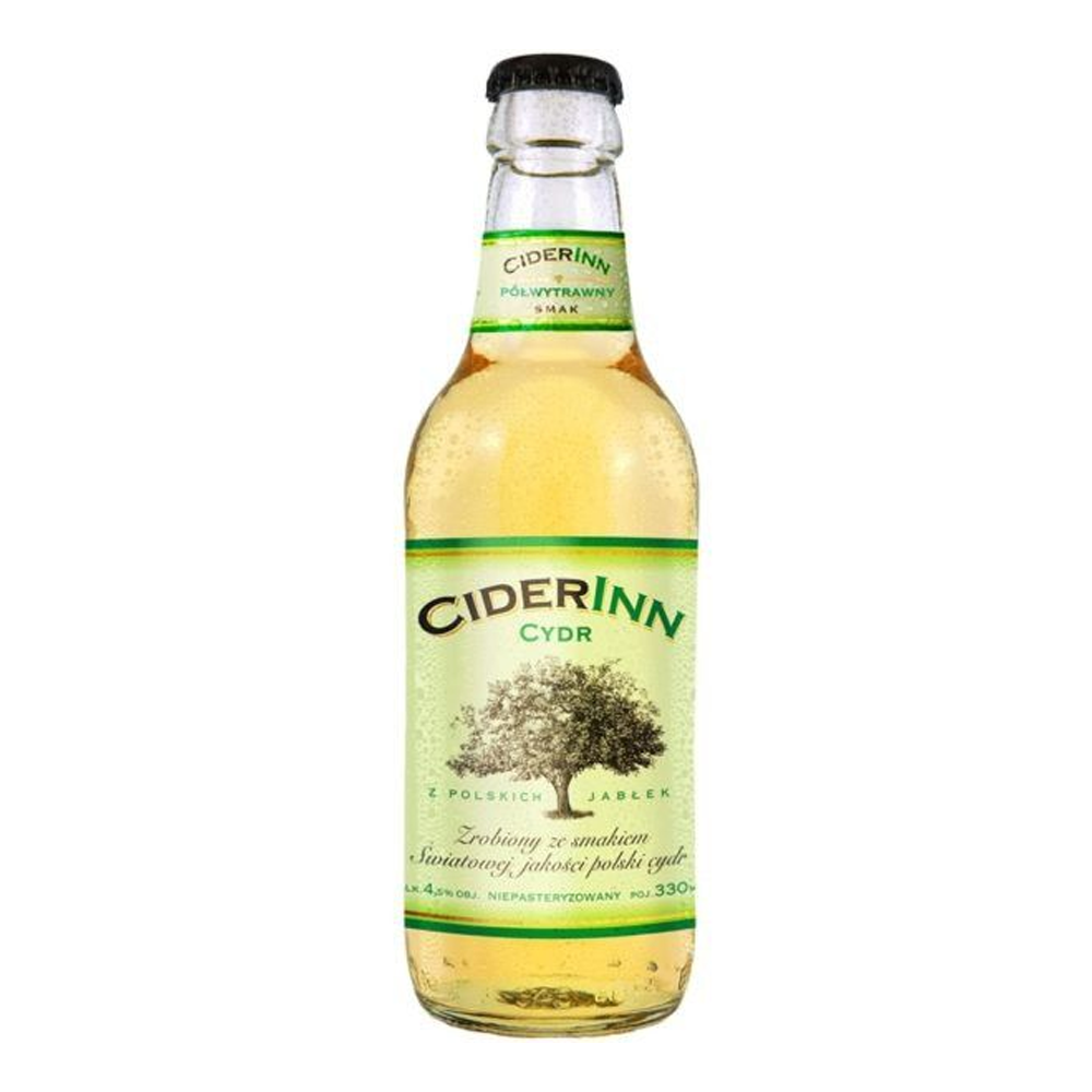 Cydr CiderInn Zielony 4,5% 330 ml