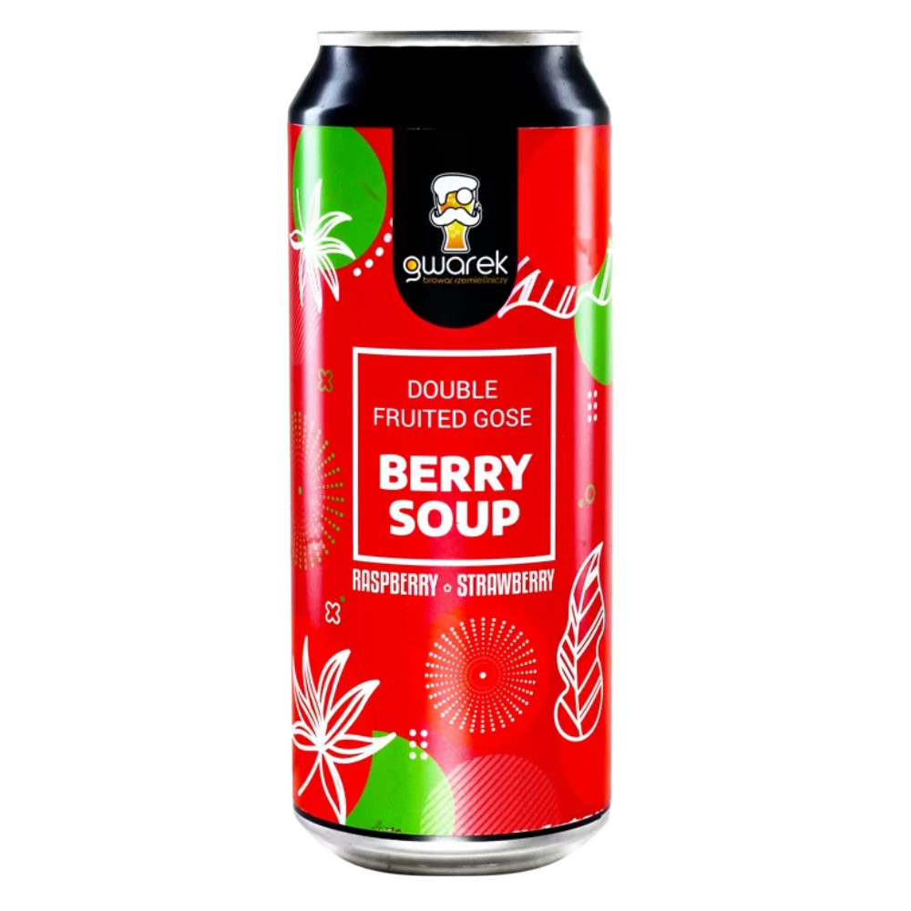 Piwo Gwarek Berry Soup - Double Fruited Gose 5,8% 500 ml Puszka