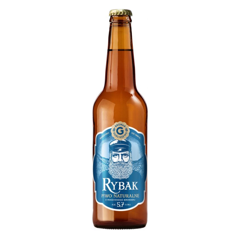 Piwo Gościszewo Rybak niefiltrowane 5,7% 500 ml