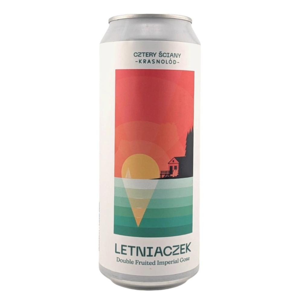 Piwo Cztery Ściany Letniaczek - Double Fruited Imperial Gose 6,8% 500 ml Puszka