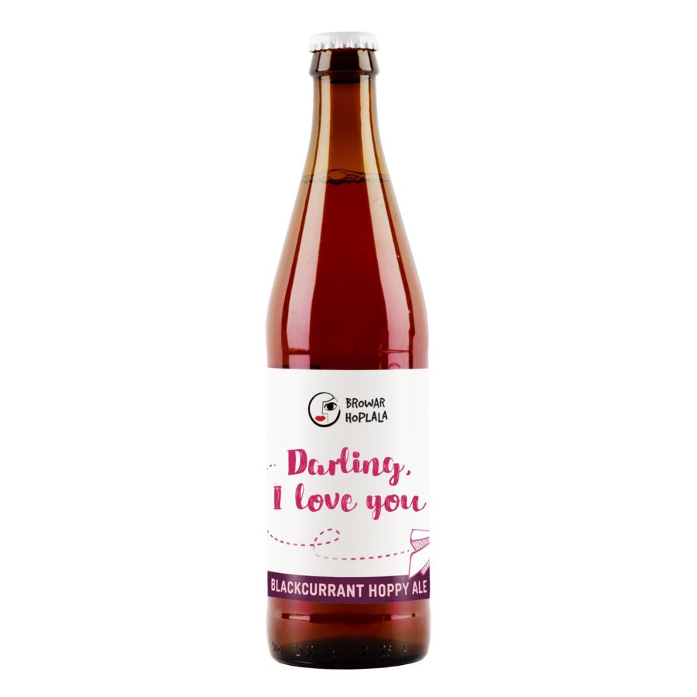 Piwo Hoplala Darling, I Love You - Blackcurrant Hoppy Ale 5,8% 500 ml