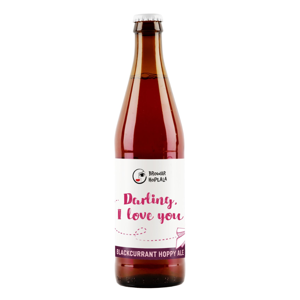Piwo Hoplala Darling, I Love You - Blackcurrant Hoppy Ale 5,8% 500 ml
