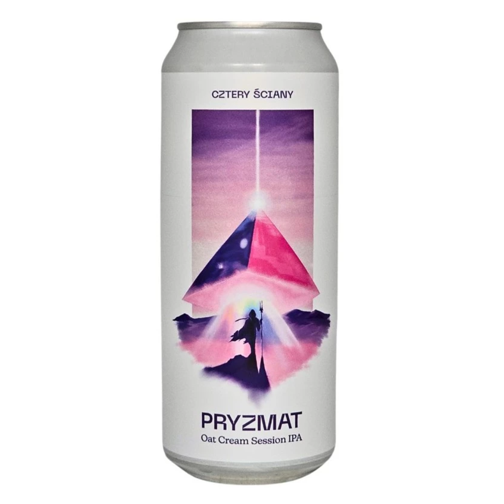 Piwo Cztery Ściany Pryzmat - Oat Cream Session IPA 5,2% 500 ml Puszka