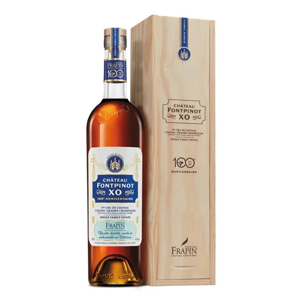 Koniak Cognac Frapin XO Chateau de Fontpinot Grander Champagne 100th Anniversary 41% 700 ml skrzynka