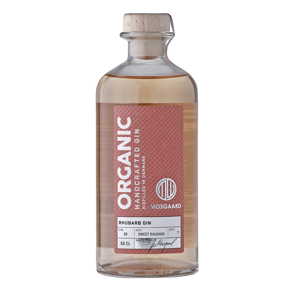 Gin Mosgaard Rhubarb Organic 38% 500 ml
