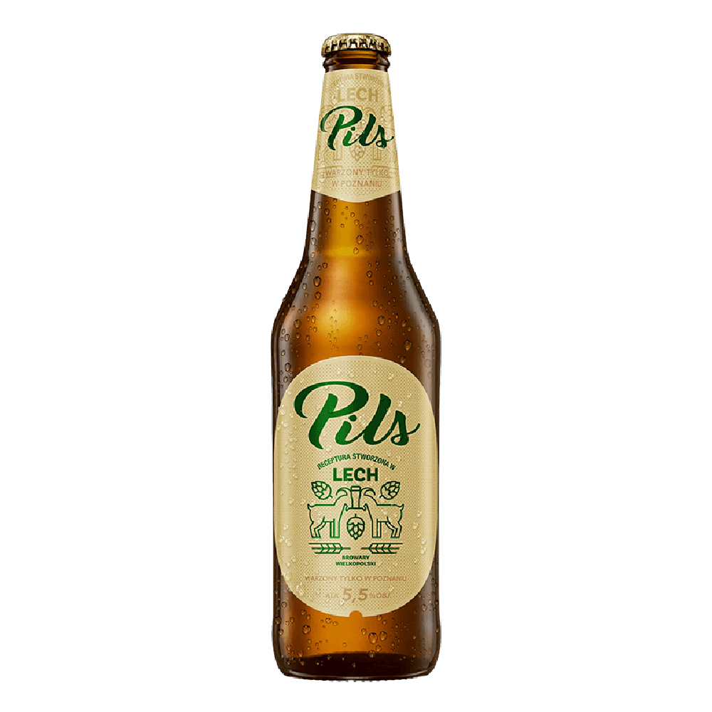 Piwo Lech Pils 5,5% 500 ml