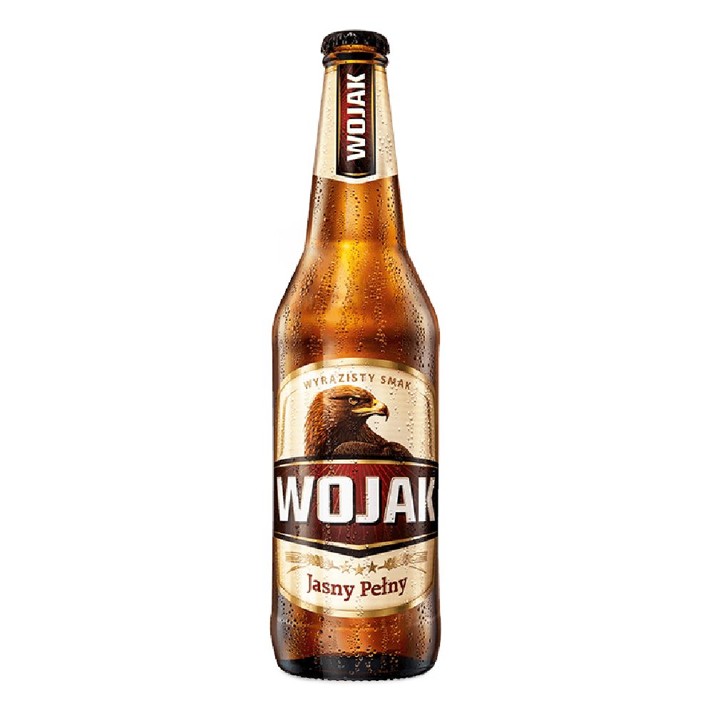 Piwo Wojak Jasne Pełne 5% 500 ml