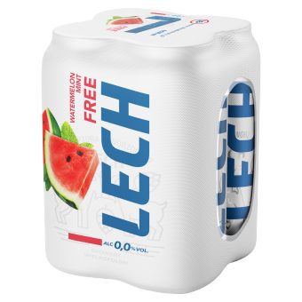 Piwo Lech Free  Arbuz z Miętą 0% 500 ml 4 - pak Puszka