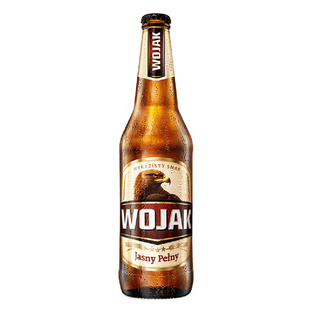 Piwo Wojak Jasny Pełny 5% 500 ml
