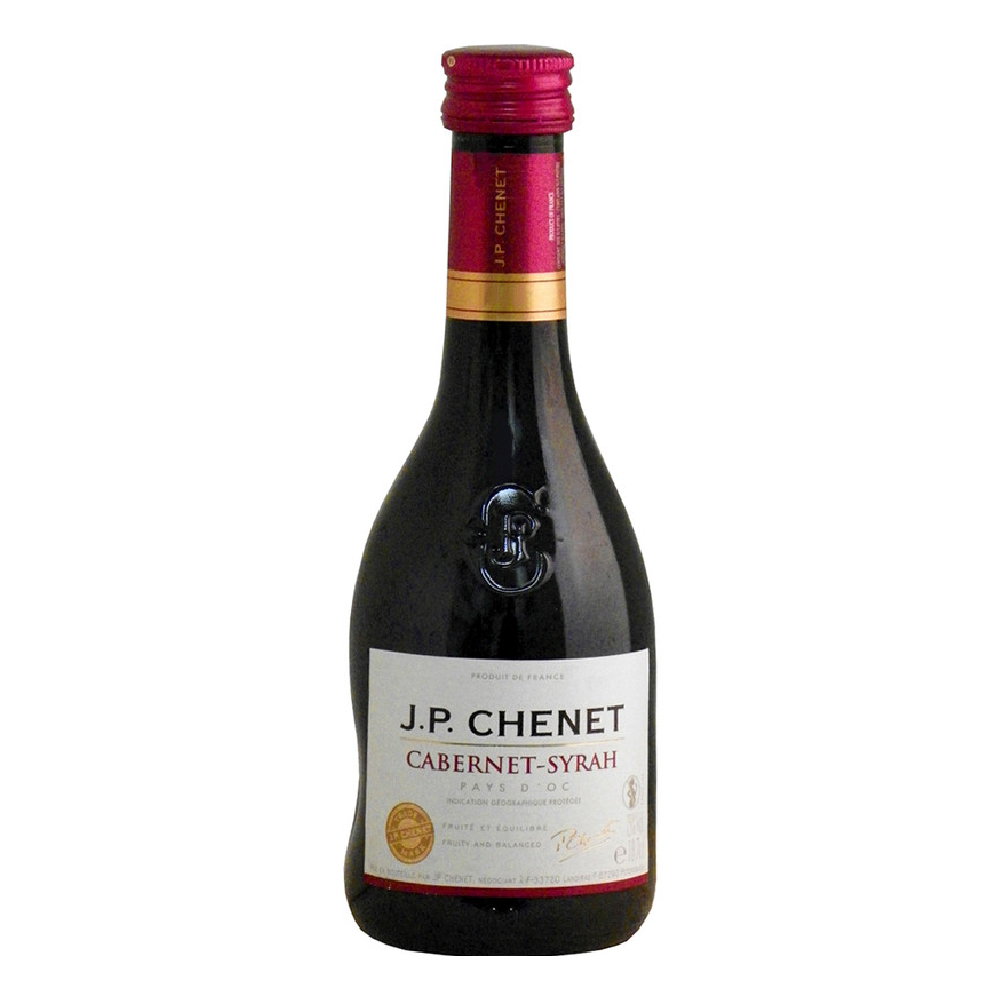 Wino J.P. Chenet Cabernet Sauvignon Shiraz 13% czerwone półwytrawne 187 ml