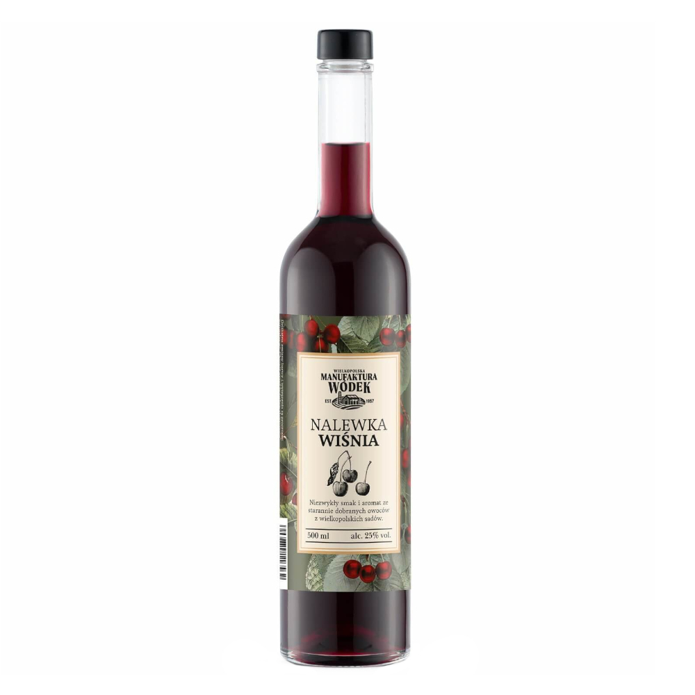 Nalewka Wiśnia Wielkopolska Manufaktura Wódek 25% 500 ml