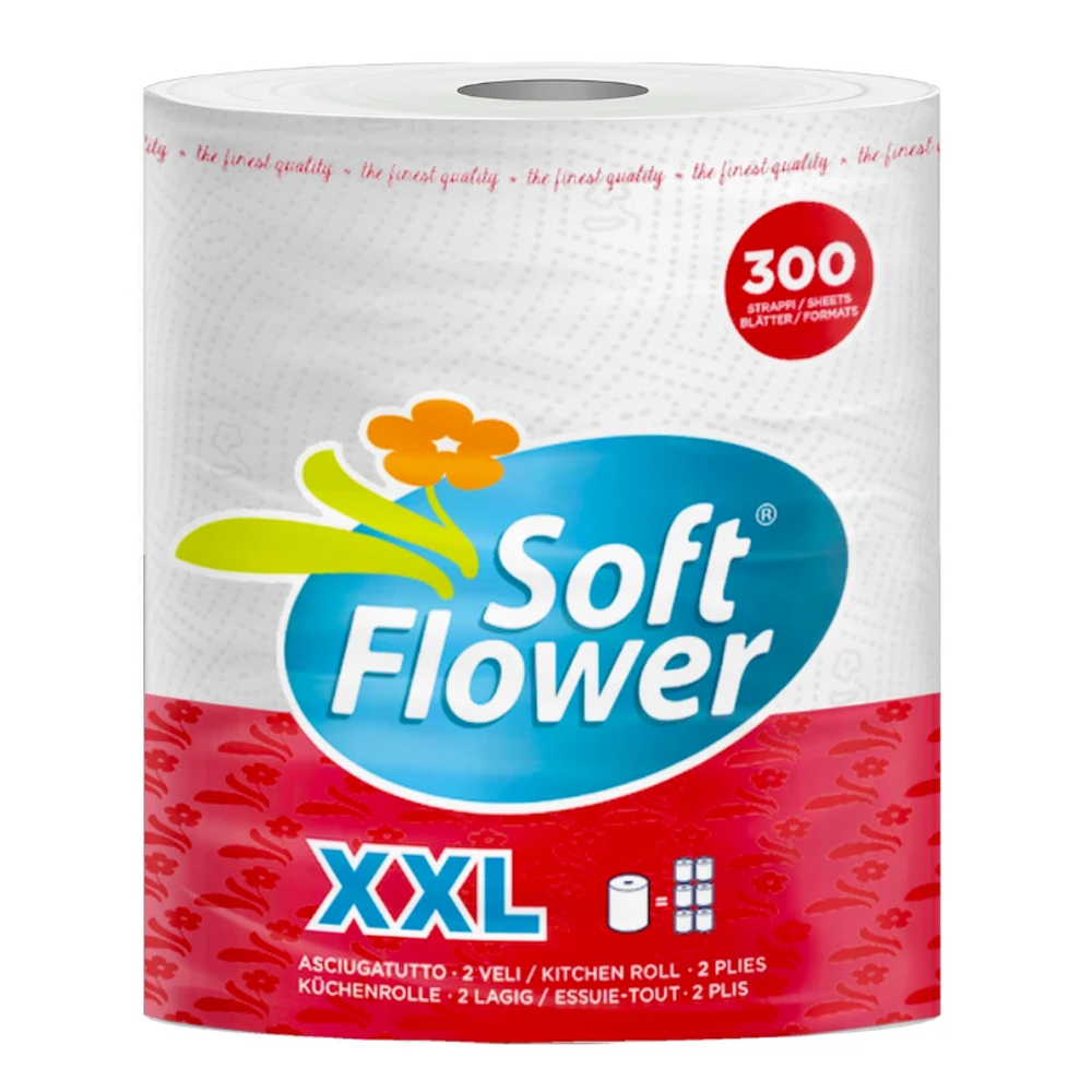Ręcznik Kuchenny Soft Flower XXL 2-warstwowy 1 rolka
