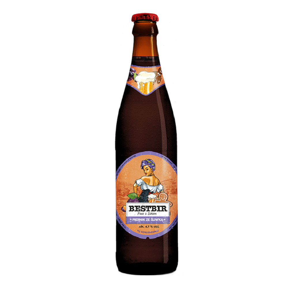 Piwo Bestbir Pacific piernik/śliwka 4,7% 500 ml