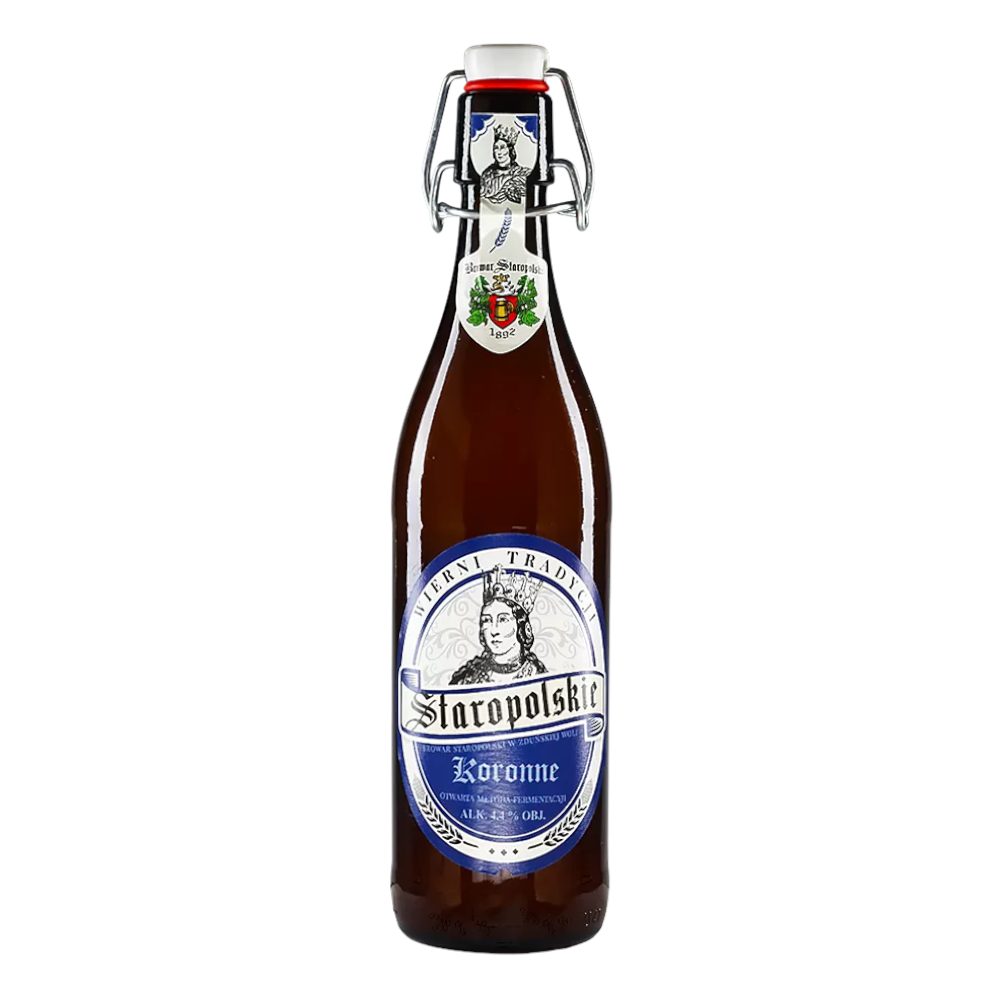 Piwo Staropolskie Koronne 4,4% 500 ml