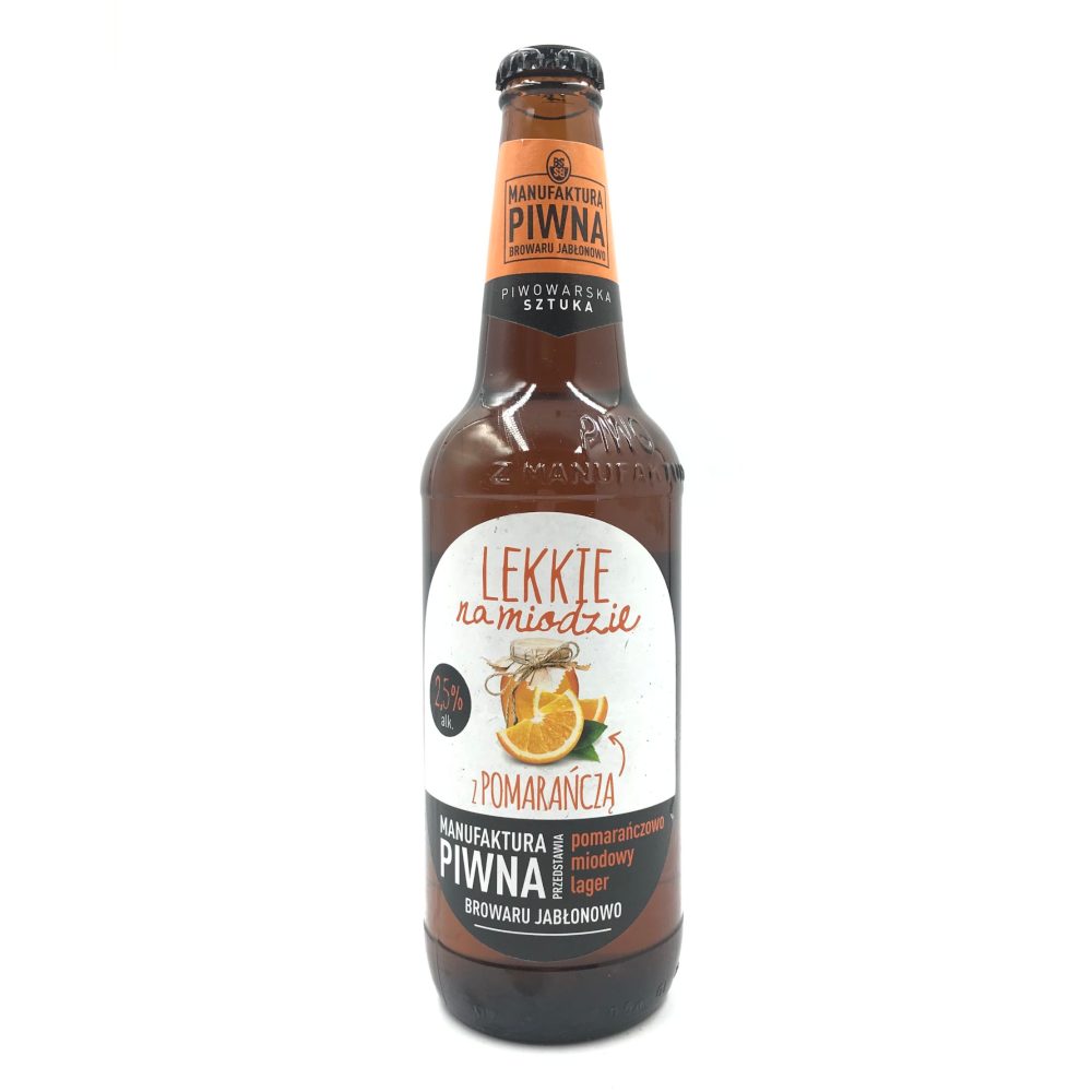 Piwo Browar Jabłonowo Miodowe z Pomarańczą 2,5% 500 ml