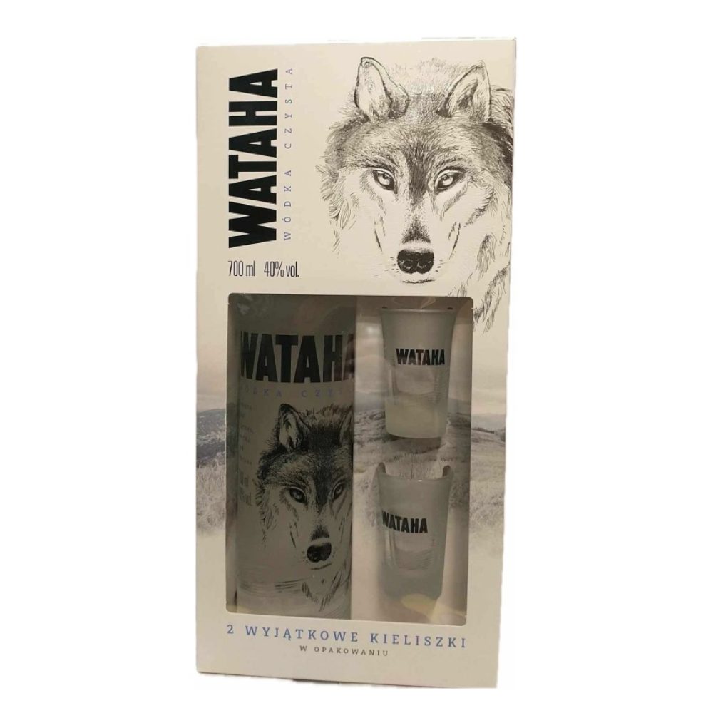 Wódka Wataha + 2 kieliszki 40% 700 ml