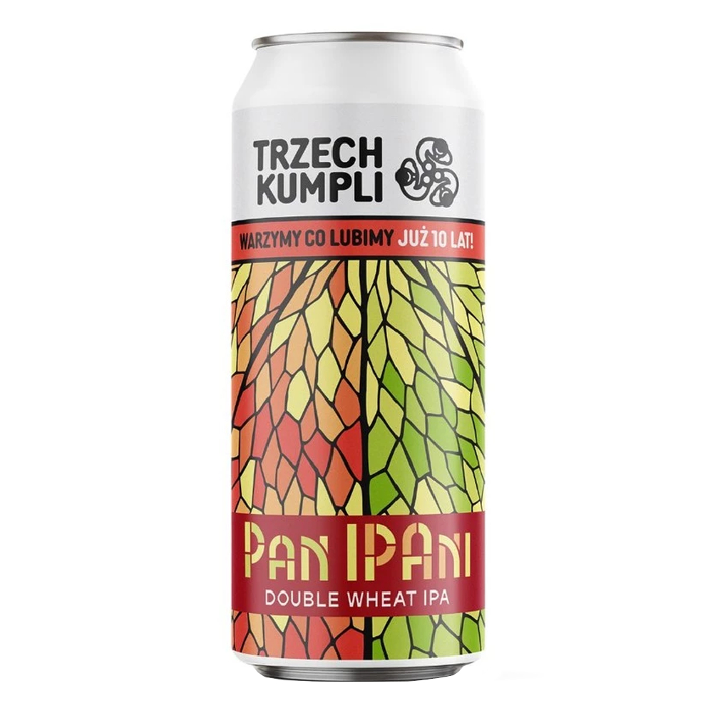 Piwo Trzech Kumpli Pan IPAni Double Urodzinowe 10 lat Double Wheat IPA 6,7% 500 ml puszka