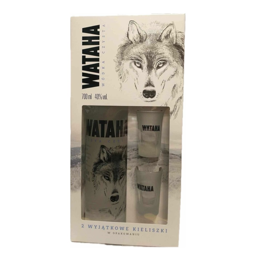 Wódka Wataha + 2 kieliszki 40% 700 ml