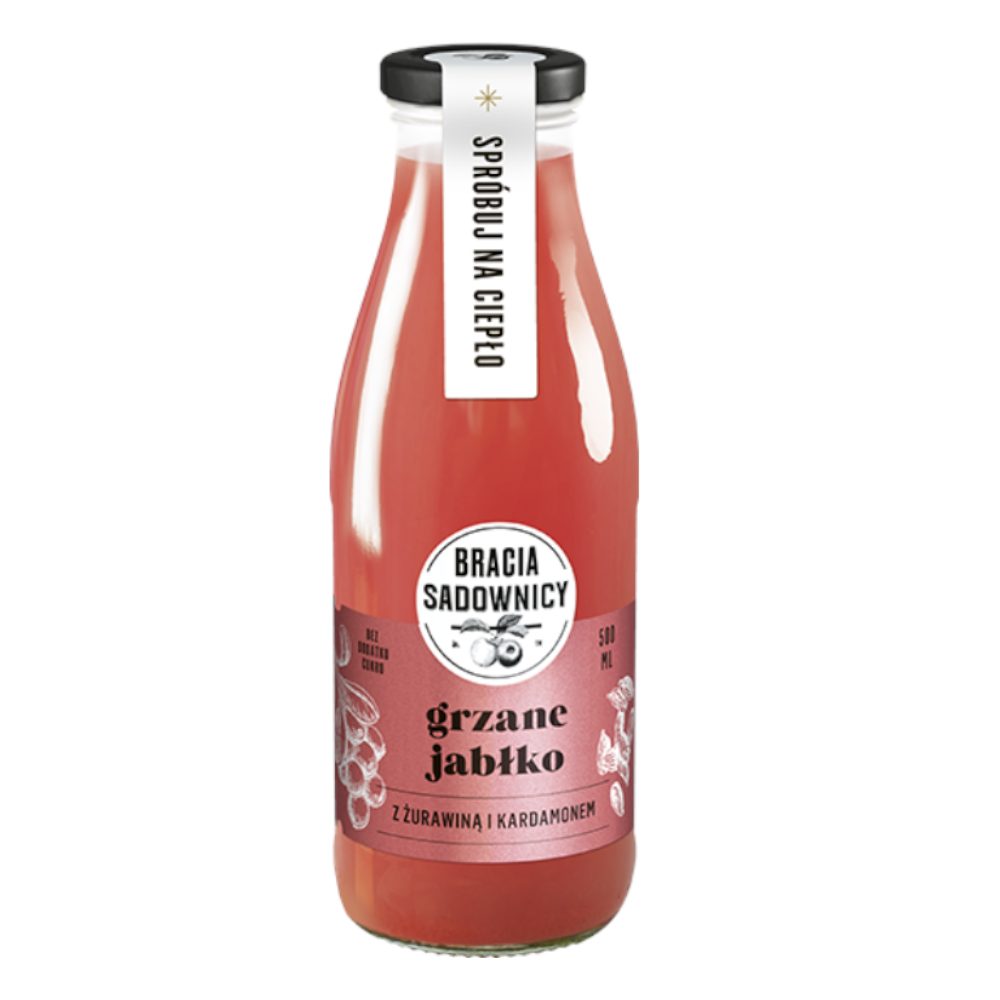 Sok Grzane Jabłko z Żurawina i Kardamon 500 ml