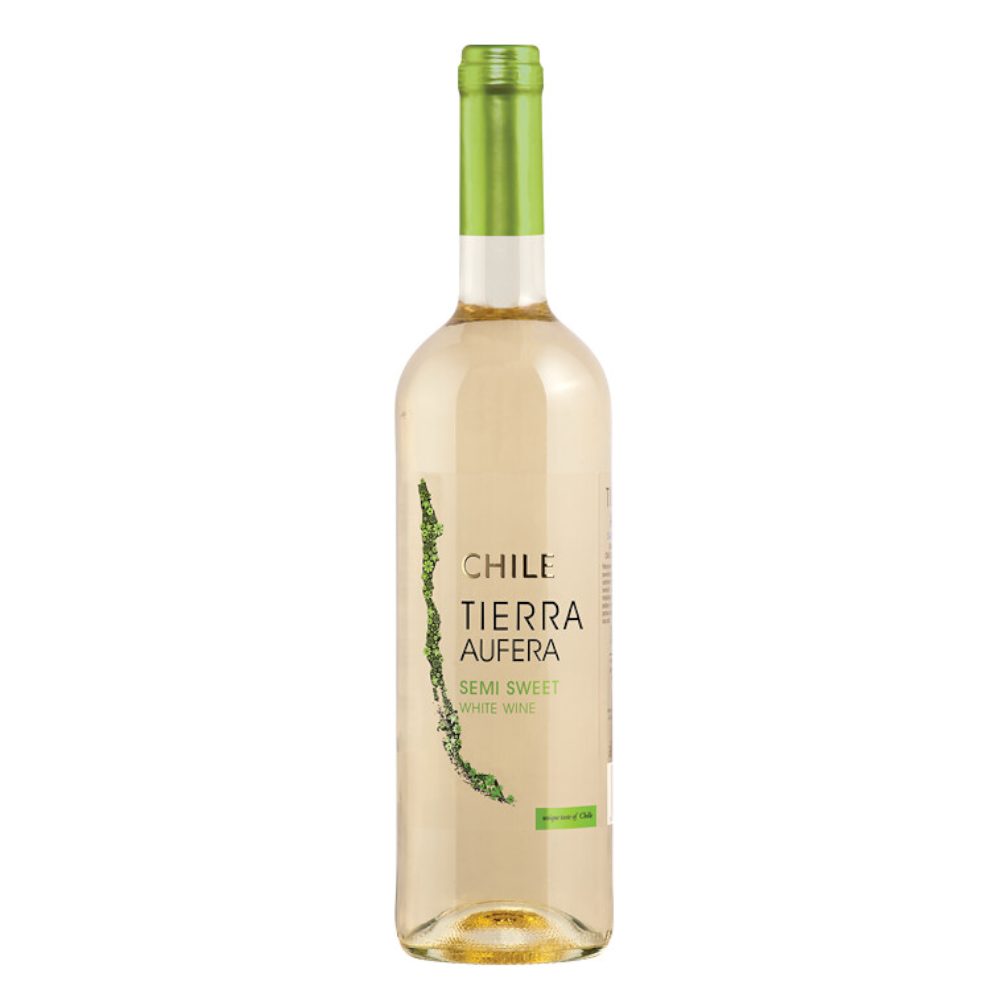 Wino Tierra Aufera Chile 12% białe półsłodkie 750 ml