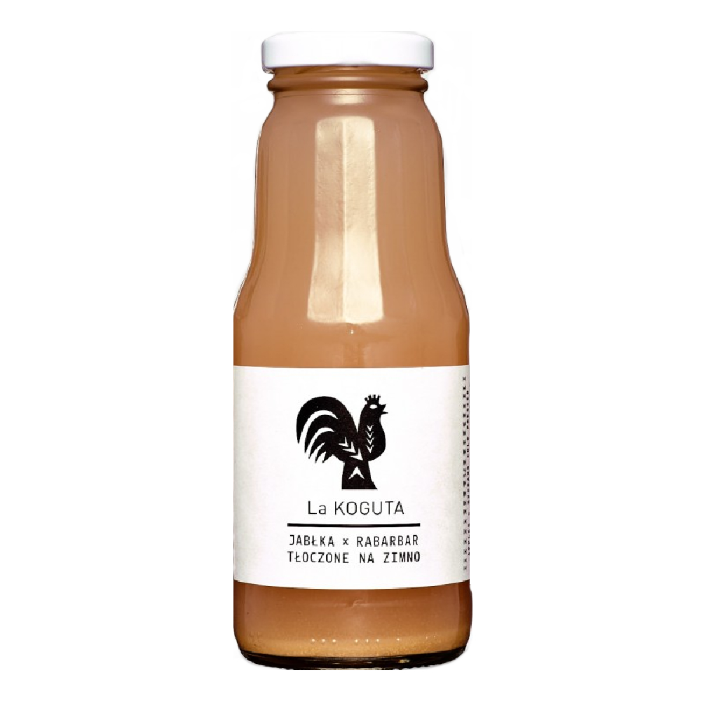 Sok La Koguta Jabłko Rabarbar 300 ml