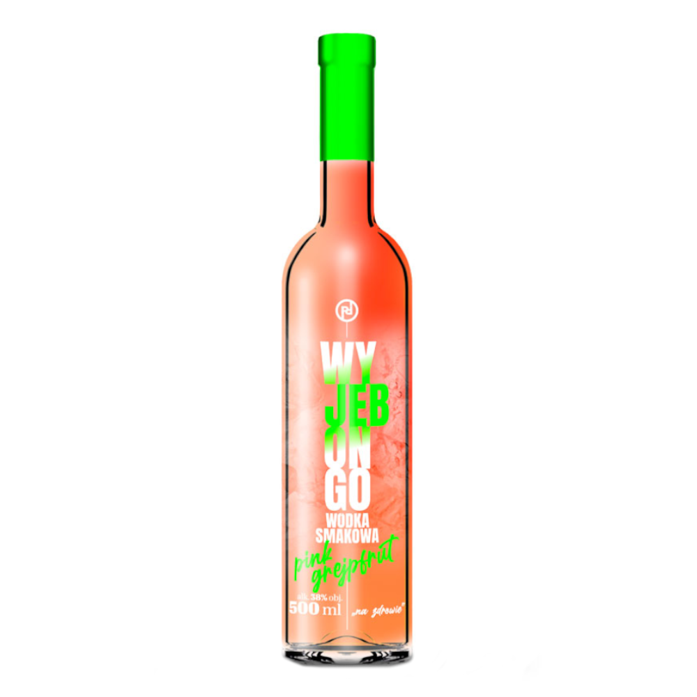 Wódka Wyjebongo Pink Grejpfrut 38% 500 ml