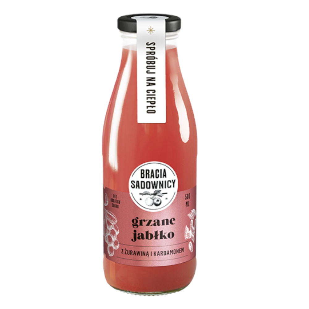 Sok Grzane Jabłko z Żurawina i Kardamon 500 ml