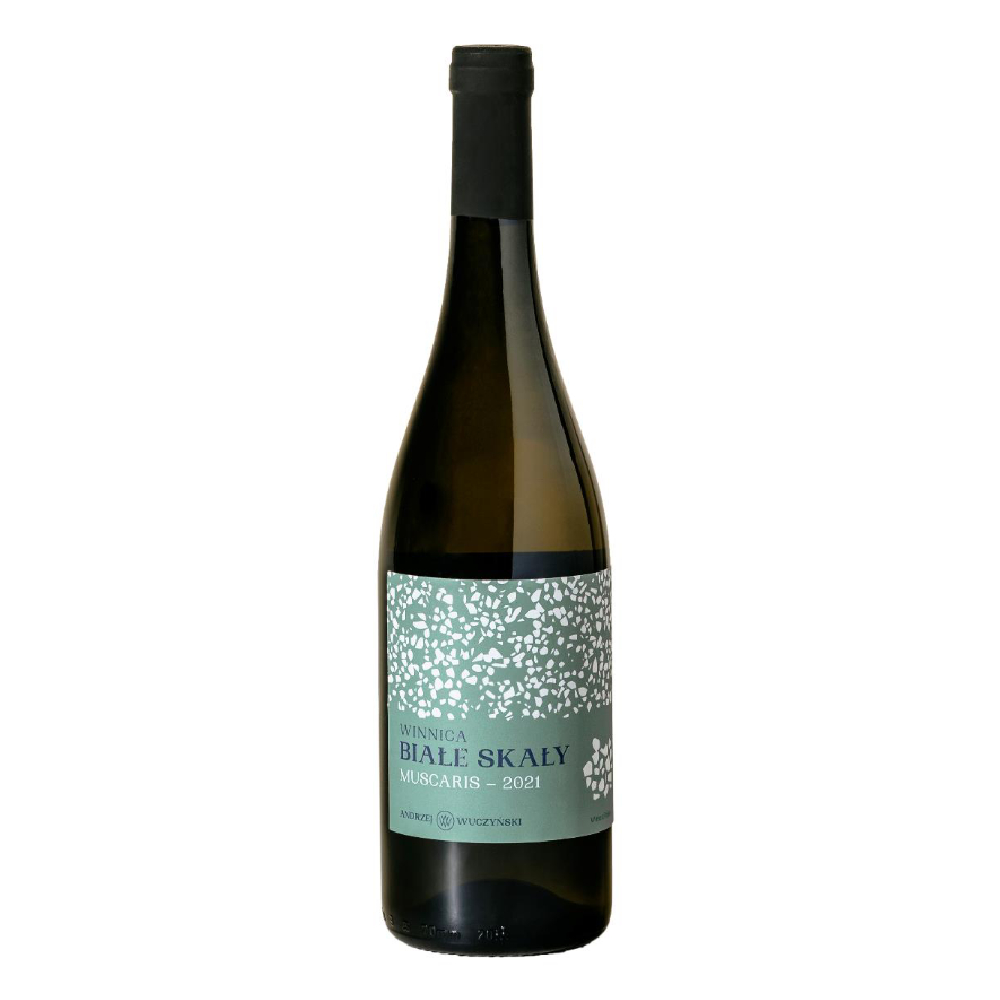 Wino Winnica Białe Skały Muscaris 2021 12% białe wytrawne 750 ml