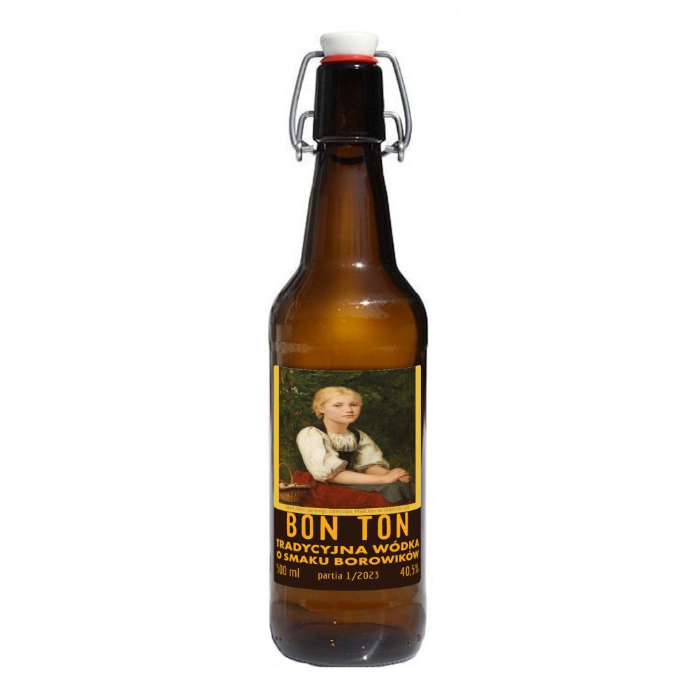Wódka Bon Ton Tradycyjna o Smaku Borowików 40,5% 500 ml