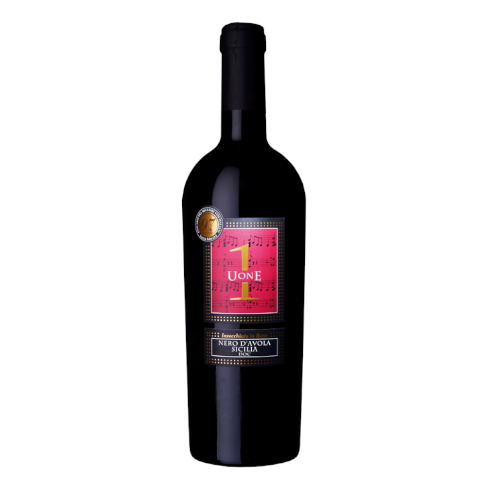 Wino Tim Uone Nero D'avola Sicilia Doc 14% czerwone półwytrawne 750 ml