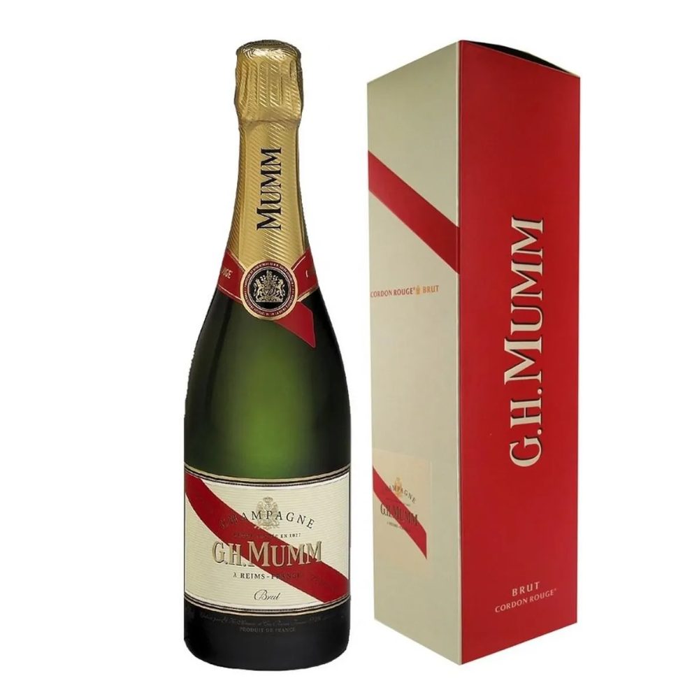 Szampan Mumm Cordon Rouge 12% białe wytrawne 750 ml kartonik