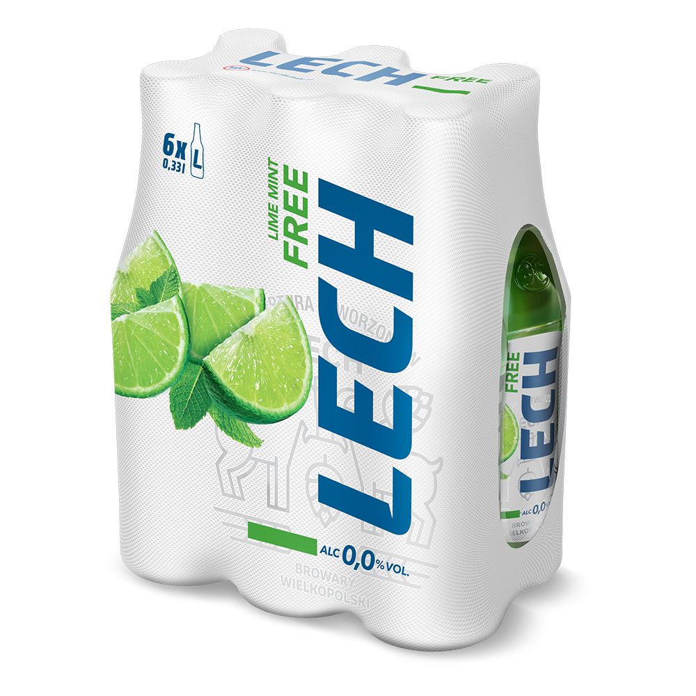 Piwo Lech Free  Limonka z Miętą 0% 330 ml 6-pak