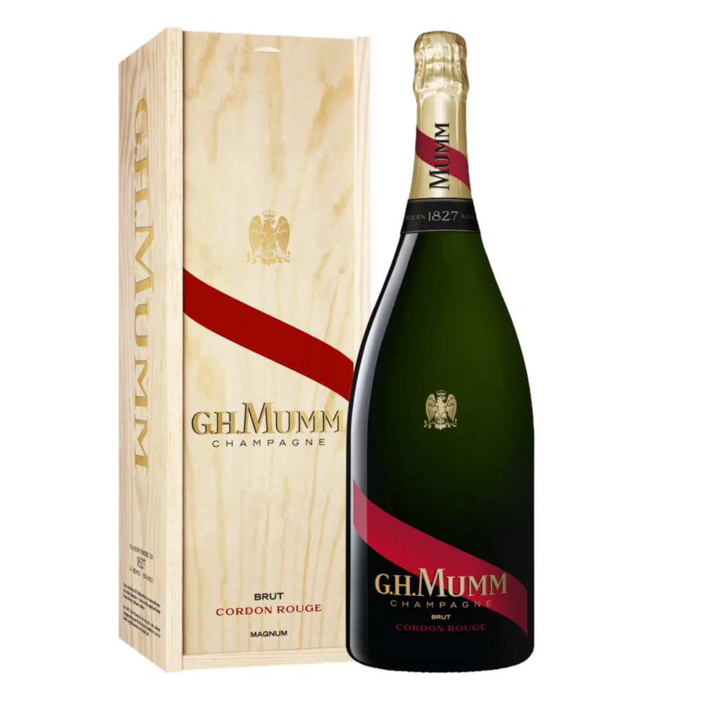 Szampan Mumm Cordon Rouge 12,5% białe wytrawne 1500 ml kartonik