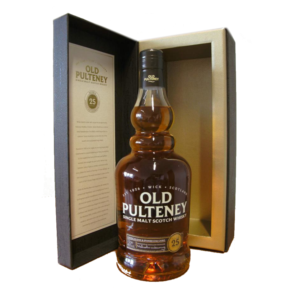 Whisky Old Pulteney 25 YO 46% 700 ml Kartonik