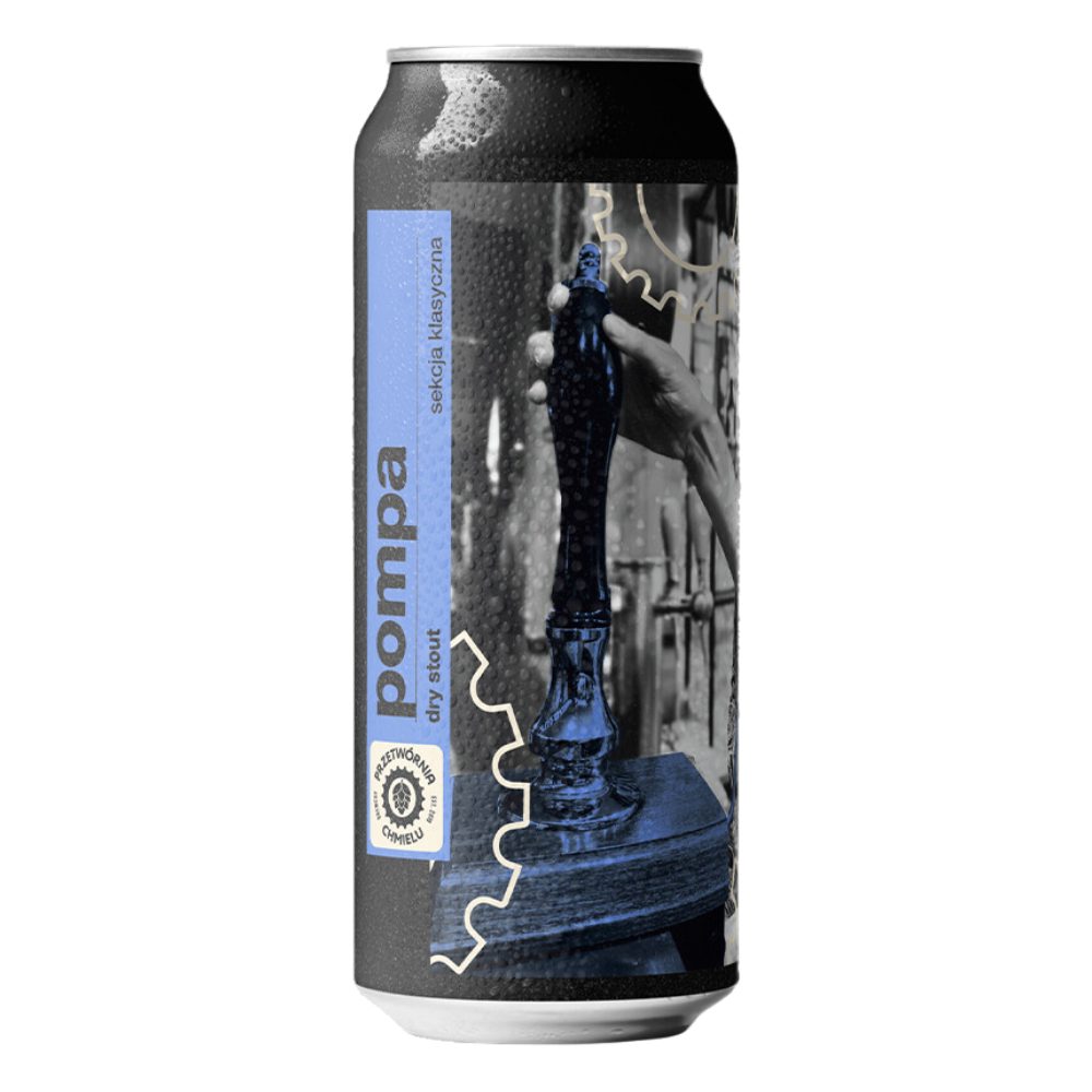 Piwo Przetwórnia Chmielu Pompa - Dry Stout 4% 500 ml