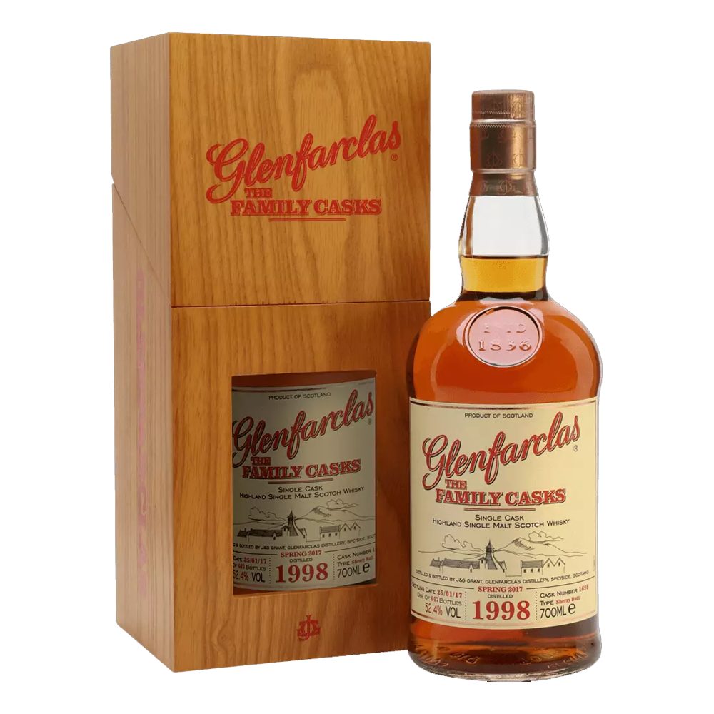 Whisky Glenfarclas Family 1998-2017 52,4% 700 ml skrzynka
