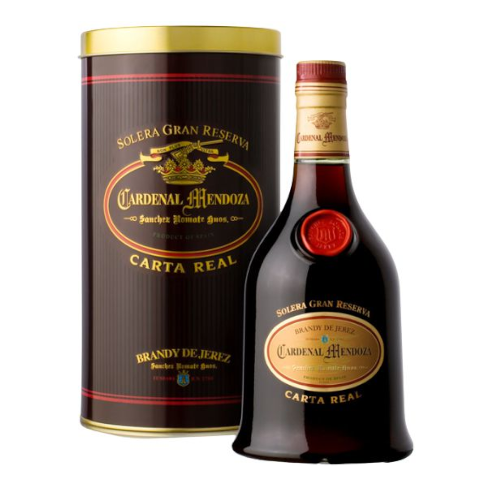 Brandy Cardenal Mendoza Carta Real 40% 700 ml tuba