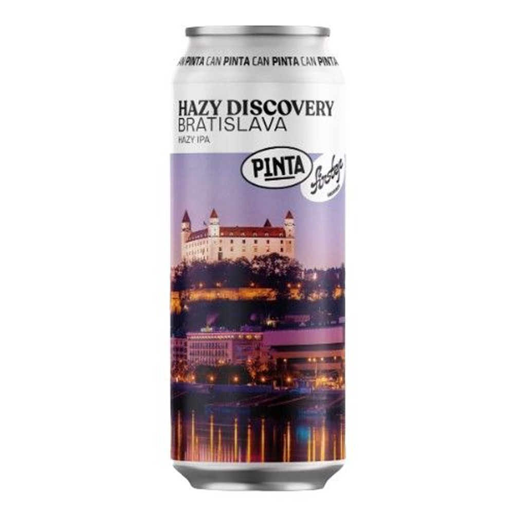 Piwo Pinta Hazy Discovery Bratislava 16,5° 6% 500 ml puszka