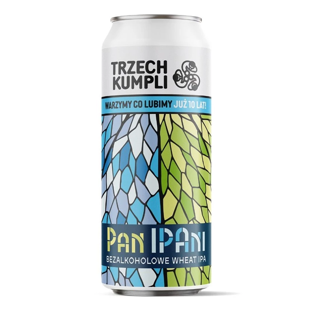 Piwo Trzech Kumpli Pan IPAni 0% 500 ml