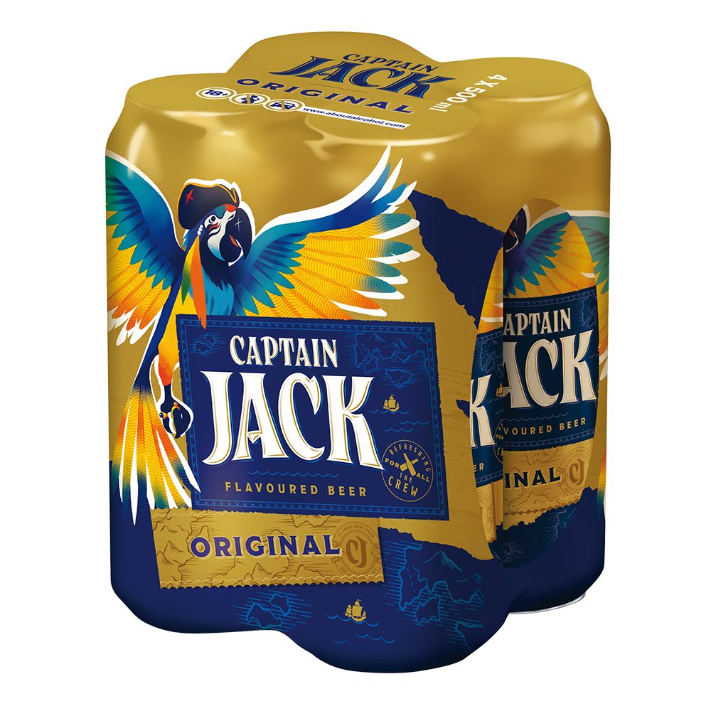 Piwo Captain Jack Original 6% 4 x 500 ml puszka