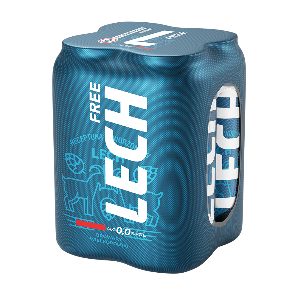 Piwo Lech Free 0% 500 ml 4 - pak Puszka