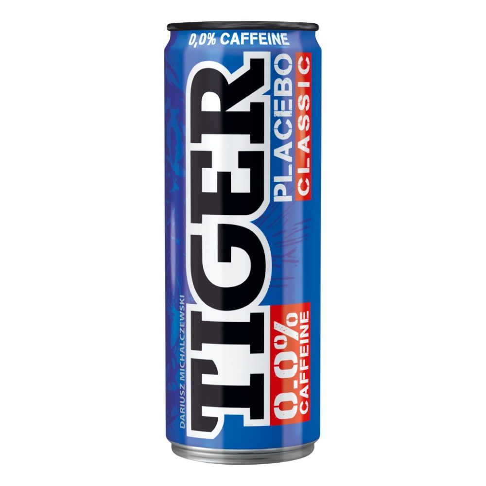 Energetyk Tiger Placebo Classic Bez Kofeiny 250 ml