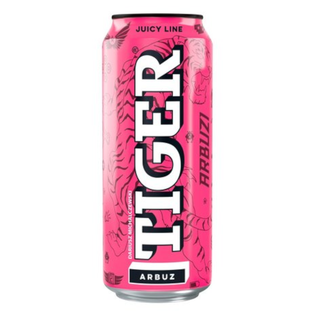 Energetyk Tiger Arbuzi z Niską Zawartością Kofeiny 500 ml