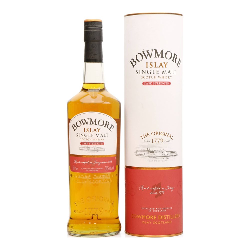 Whisky Bowmore Cask Strength 56% 1000 ml