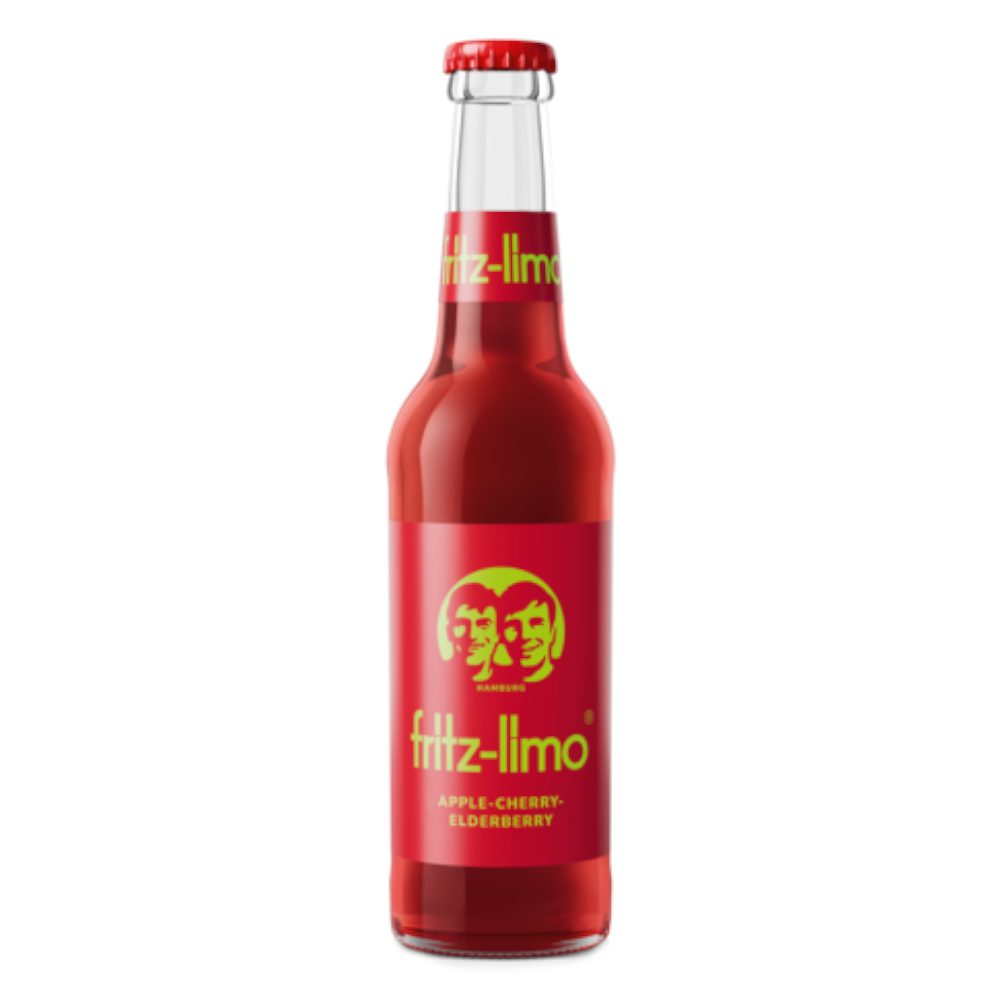 Napój Fritz Limo Wiśnia - Jabłko - Czarny bez  330 ml