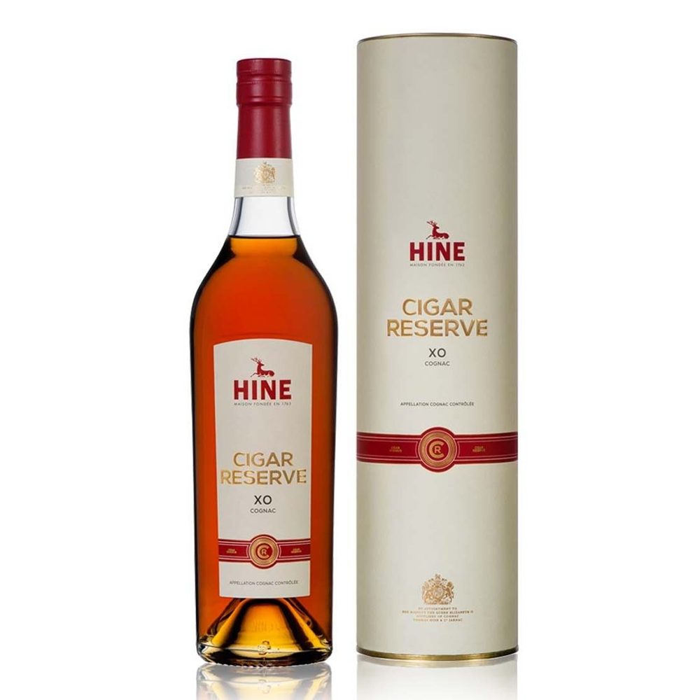 Koniak Hine Cigar Reserve 40% 700 ml zestaw