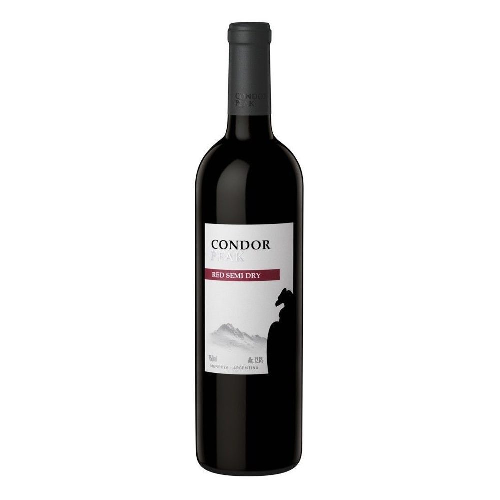 Wino Condor Peak Red Semi Dry 12,5% czerwone półwytrawne 750 ml