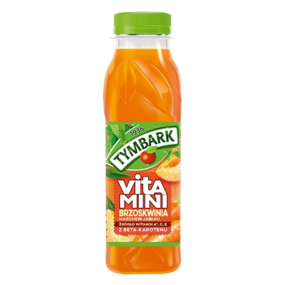 Sok Tymbark Vitamini Brzoskwinia Marchew Jabłko 300 ml