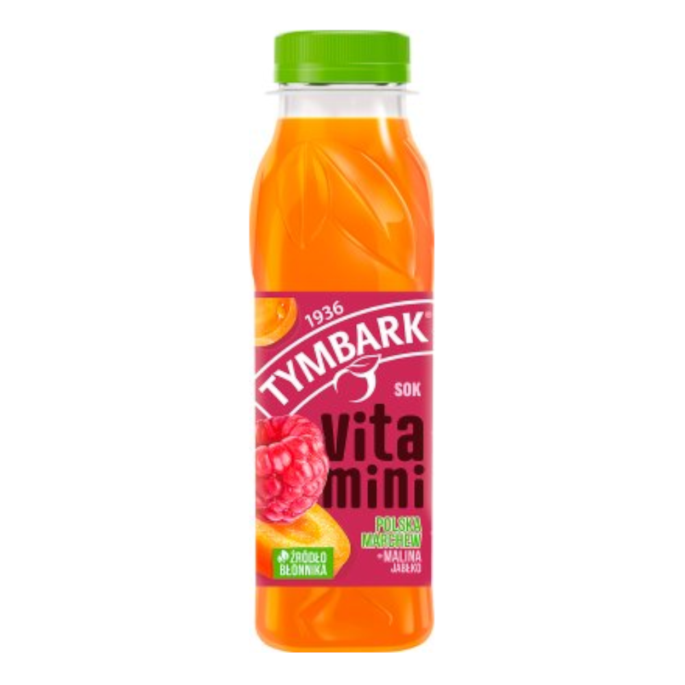 Sok Tymbark Vitamini Malina Marchew Jabłko 300 ml